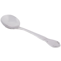 World Tableware 117 016 Lady Astor II 5 5/8" 18/8 Stainless Steel Extra Heavy Weight Bouillon Spoon - 12/Pack