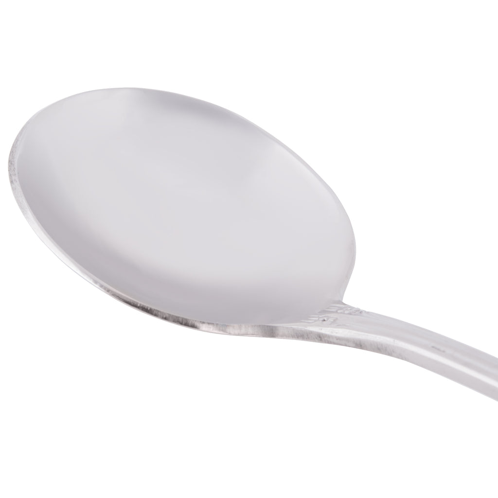 World Tableware 117 016 Lady Astor II 5 5/8" 18/8 Stainless Steel Extra Heavy Weight Bouillon Spoon - 12/Pack