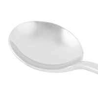 World Tableware 929 016 Quartet 6 5/8" 18/8 Stainless Steel Extra Heavy Weight Bouillon Spoon - 12/Pack