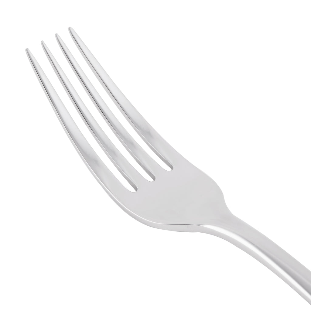 World Tableware 929 027 Quartet 8 1/8" 18/8 Stainless Steel Extra Heavy Weight Dinner Fork - 12/Pack