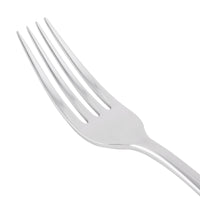 World Tableware 929 027 Quartet 8 1/8" 18/8 Stainless Steel Extra Heavy Weight Dinner Fork - 12/Pack
