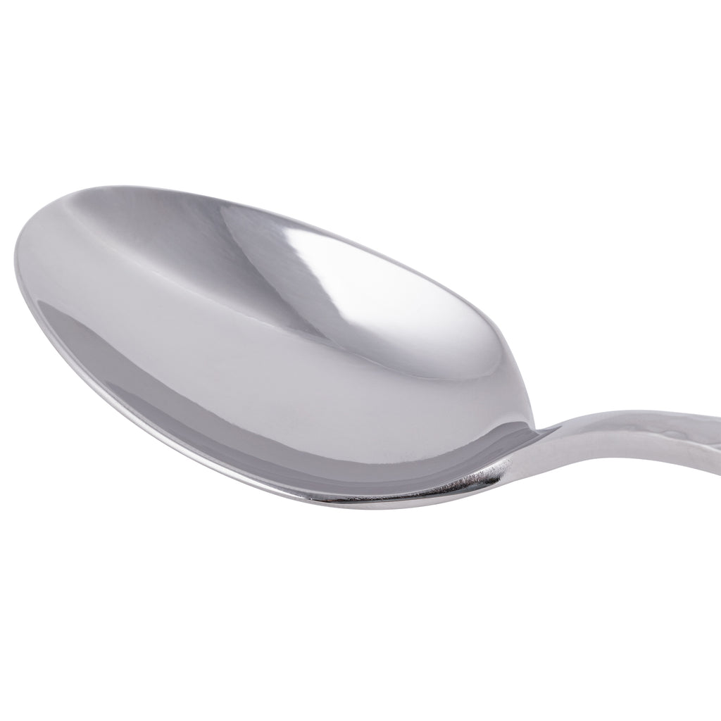 World Tableware 931 002 Chivalry 18/8 Extra Heavy Weight Stainless Steel 7 1/4" Dessert Spoon - 12/Pack
