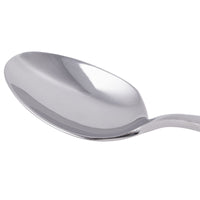 World Tableware 931 002 Chivalry 18/8 Extra Heavy Weight Stainless Steel 7 1/4" Dessert Spoon - 12/Pack